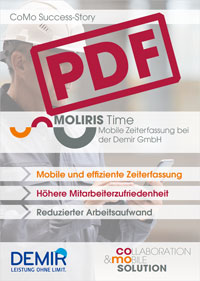 Coverbild der CoMo Solution Success Story zum MOLIRIS Time bei der Demir Unternehmensgruppe