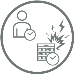 Icon MOLIRIS Field Service Management – Technische Details – Persönliche Termine und Kollisionsliste